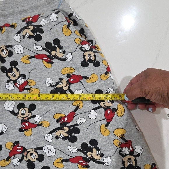 Disney Heather Gray Mickey Mouse Pajama Bottoms Size L. - Picture 5 of 8